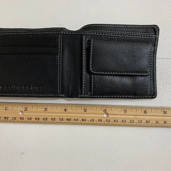 🌼 REDHERRING Black Leather Wallet - UNISEX - Picture 7 of 11